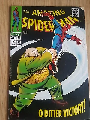 Buy Amazing Spider-Man 60 - 1968 - Classic Kingpin Cover • 49.99£