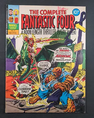 Buy Marvel Comics - The Complete Fantastic Four - Issue No 27 March 1978 • 5.95£