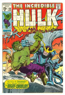 Buy Incredible Hulk #126 5.0 // Herb Trimpe Cover Marvel Comics 1970 • 22.39£