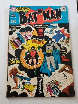 Buy Batman #213 Giant Size Special 1969 FN • 23.99£