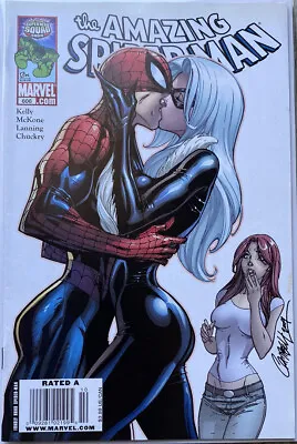 Buy Amazing Spider-man #606 (2009) J. Scott Campbell Cover Newsstand Variant Rare !! • 157.66£