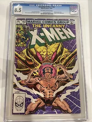 Buy Uncanny X-Men #162 Marvel 1982 Wolverine Brood. CGC 8.5 • 23.99£
