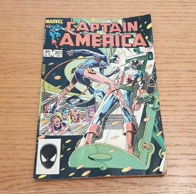 Buy 1985 Vintage Classic Marvel Captain America #301 Comic • 6.50£