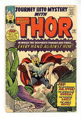 Buy Thor Journey Into Mystery #110 GD 2.0 1964 • 16.60£