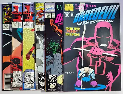 Buy Daredevil #255 267 273 294 298 300 Lot Marvel Comics 1989 1991 Kingpin • 14.23£