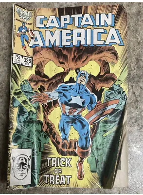 Buy Captain America Comic Book #326 Marvel Comics February 1987 Acceptable/Good • 1.49£