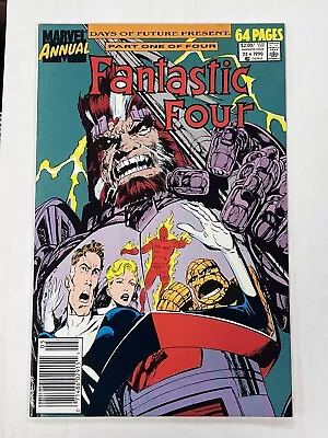 Buy Fantastic Four Annual #23 VF 1990 Newsstand 1st Ahab • 7.90£