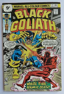 Buy Black Goliath #2 - UK Variant - Marvel Comics - April 1976 FN 6.0 • 6.49£