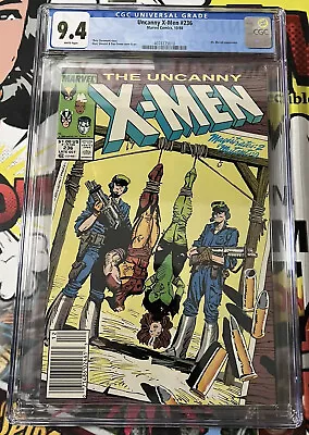 Buy 🔑 Uncanny X-Men #236 CGC 9.4 (1988) - Newsstand Edition White Pages • 35.68£
