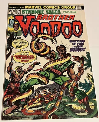 Buy Strange Tales #170 Marvel 1973 2nd App Of Brother Voodoo • 55.20£