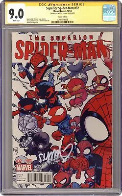 Buy Superior Spider-Man #32B Young Variant CGC 9.0 SS Young 2014 4298979004 • 119.25£