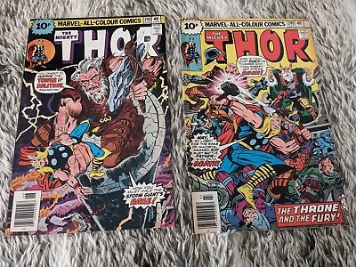 Buy Thor #s 248 249 Marvel Bronze Age Comics • 8.99£