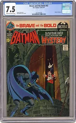 Buy Brave And The Bold #93 CGC 7.5 1971 4021991009 • 261.14£