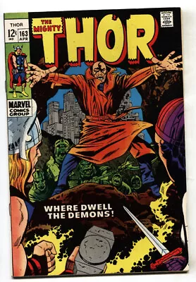 Buy THOR #163--comic Book--1969--MARVEL--VF- • 44.60£
