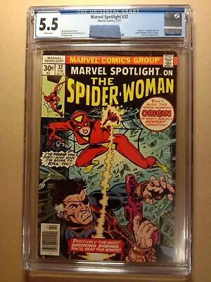 Buy Marvel Spotlight #32 CGC 5.5 Origin & 1st Appearance Of Spider-Woman 1977 • 139£
