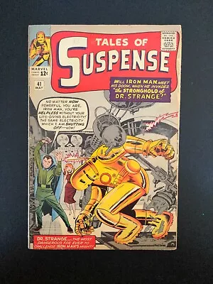 Buy Tales Of Suspense #41 - VG/FN OWP - 3rd Iron Man Appearance - Marvel 1963 • 385.26£