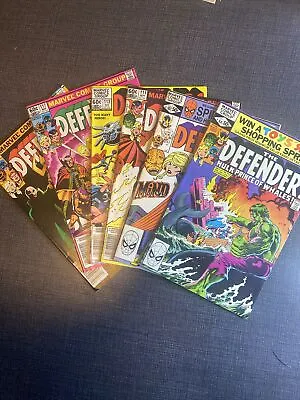 Buy The Defenders Comic Lot Of 6 Books 88, 102, 111, 113, 117, 120 Marvel Bronze • 11.06£