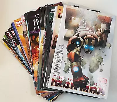 Buy Marvel INVINCIBLE IRON MAN COMPLETE SET 500-527 500.1 FEAR ITSELF VF 2011 LEGACY • 43.92£