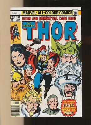 Buy Thor No. 262 US Marvel Comics Vfn • 5.61£