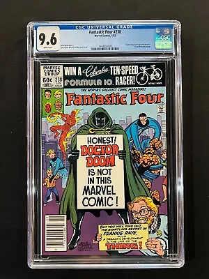 Buy Fantastic Four #238 CGC 9.6 (1982) - Newsstand Edition • 72.31£