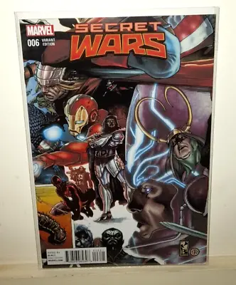 Buy Secret Wars #6B 1:20 Variant (Marvel Comics 2015)1st Print • 2.99£