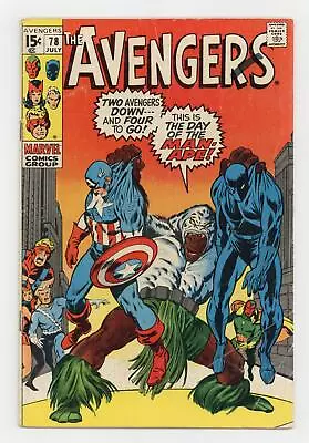 Buy Avengers #78 VG- 3.5 1970 • 12.99£