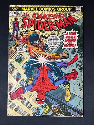 Buy The Amazing Spider-Man #123 Luke Cage Marvel Comic #C120 • 55.30£