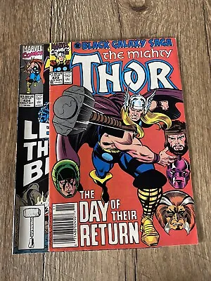 Buy The Mighty Thor #423 & #424 Marvel Comics 1990 Vintage • 4.74£