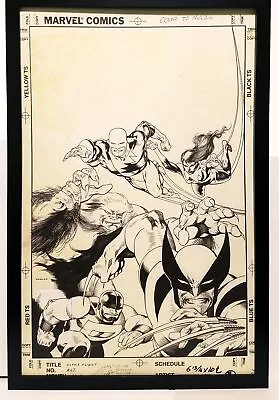 Buy Alpha Flight #52 By Kevin Nowlan 11x17 FRAMED Original Art Poster Marvel Comics • 47.75£