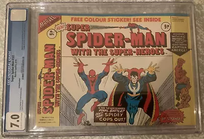 Buy Only 1 In The World Uk Spiderman Weekly Comic #161 Cgc 7.0  Free Gift Included • 95£