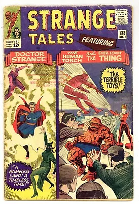 Buy Strange Tales 133 Thing Torch Steve Ditko Dr. Strange 1965 Marvel Comics P781 • 12.67£