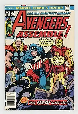 Buy Avengers #151 VF 8.0 1976 • 34.69£