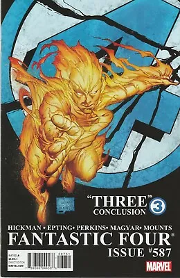 Buy Fantastic Four #587 Quesada Variant Cover Near Mint Death Of Human Torch • 3.75£
