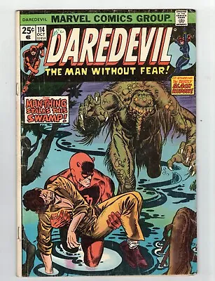 Buy DAREDEVIL #114   1974 Man-Thing   VG • 8£