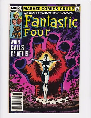 Buy FANTASTIC FOUR #244 Marvel 1982 Key 1st App Of Frankie Ray As NOVA Later Herald • 27.65£