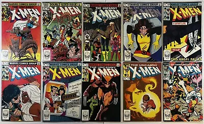 Buy Uncanny X-Men #165-265 NEAR COMPLETE RUN Marvel 1983 Lot Of 97 HIGH GRADE NM-M • 618.87£