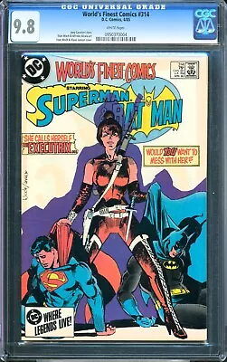 Buy World's Finest #314 CGC 9.8 1982 White Pages Classic Case • 51.39£