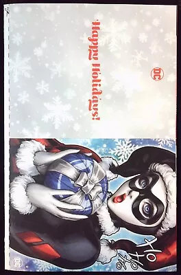 Buy HARLEY QUINN (2021) #34 - Artgerm Holiday Card Variant - New Bagged • 7.99£