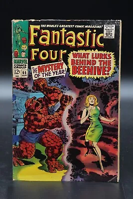 Buy Fantastic Four (1961) #66 Kirby/Lee 1st Part Origin Him (Warlock) APP GD+ • 23.66£
