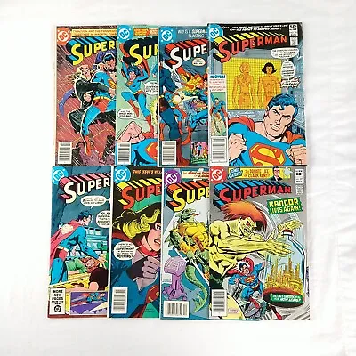 Buy Superman #344 349 360 362 363 365 366 371 Lot (1980 DC Comics) McFarlane Letter • 28.38£