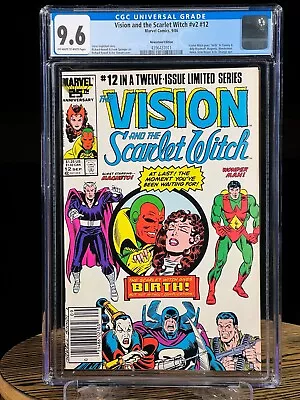 Buy VISION And The SCARLET WITCH #12 CGC 9.6 Newsstand KEY ISSUE Wiccan & Speed • 119.50£