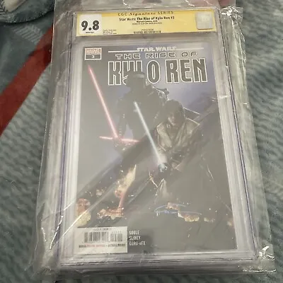 Buy Star Wars The Rise Of Kylo Ren #3  SS CGC 9.8 Clayton Crain ( Red & Blue Sig) • 178.75£