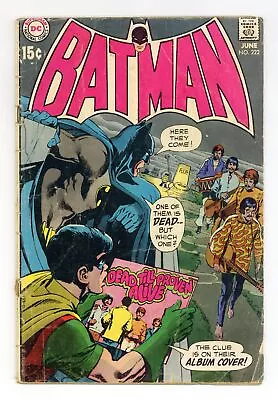 Buy Batman #222 GD- 1.8 1970 • 75.60£