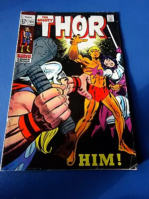 Buy 1969 The Mighty Thor Comic, Him 165 • 172.13£