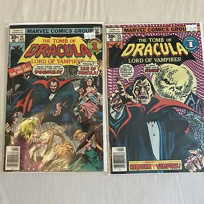 Buy Tomb Of Dracula 54,55 Comic Lot Great Shape  • 23.72£