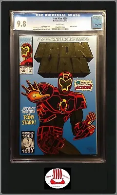 Buy Iron Man #290 CGC 9.8 | Marvel 03/1993 1st Telepresence Armor | Return Of Stark • 137.92£