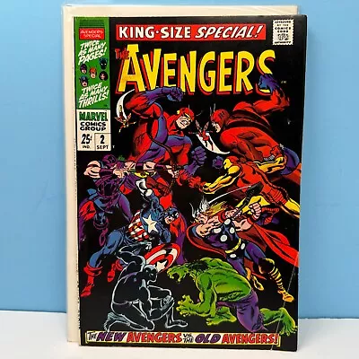 Buy Avengers Annual #2 1st Scarlet Centurion John Buscema King Size Special • 194.20£