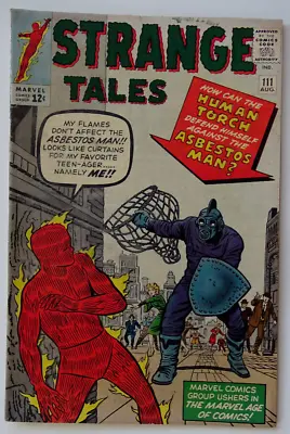 Buy Comic Book- Strange Tales #111. Human Torch / 2nd Ditko's Dr. Strange 1963 • 473.72£