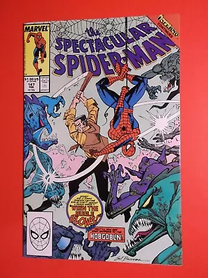 Buy SPECTACULAR SPIDER-MAN # 147 - VF/NM 9.0 - 1st APP OF DEMONIC HOBGOBLIN 1989 • 15.15£