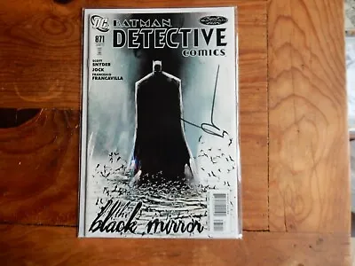 Buy Detective Comics #871 Signed Jock Black Mirror Batman Bagged And Boarded • 27.99£